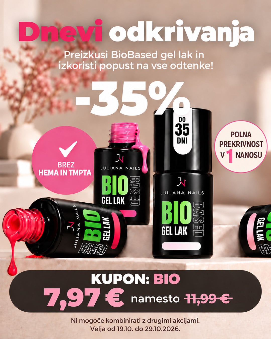 gel lak,gel za nohte,tečaji za nohte,naboljši gel lak,izdelki za nohte - Juliana Nails - Juliana Nails online trgovina ❤️ Vse za Vaše nohte - gel lak,gel za nohte,tečaji za nohte,naboljši gel lak,izdelki za nohte -
