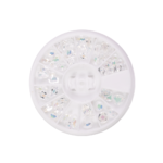 Kotač za nail art Clear Crystals
