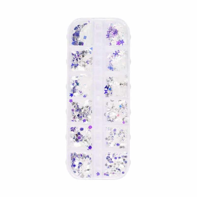 Nail Art Display XL – motivi za inlay – White Mermaid