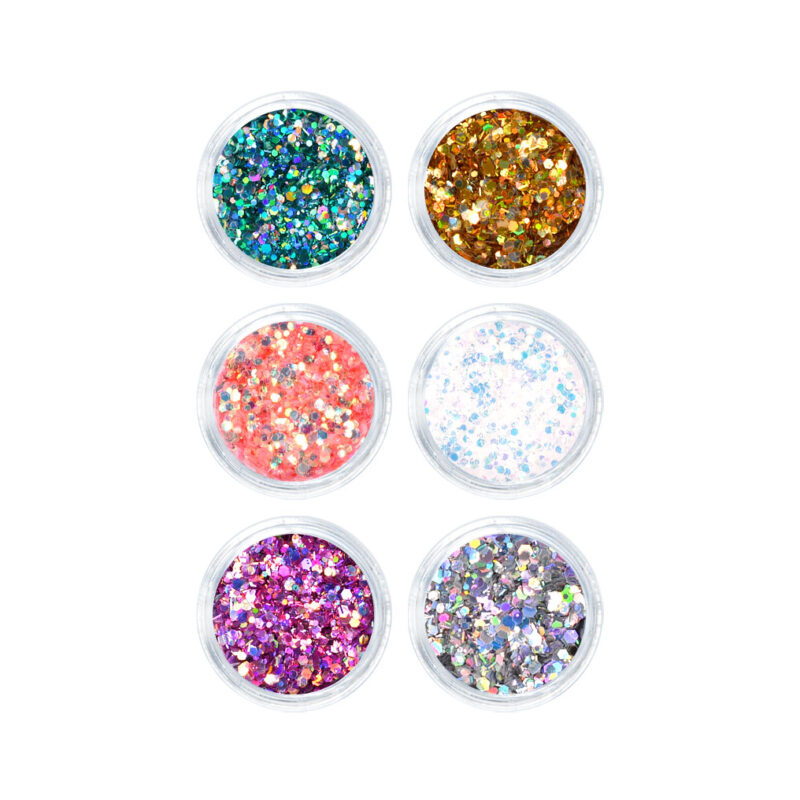 Nail Art Set – Glitter Mix – Holo