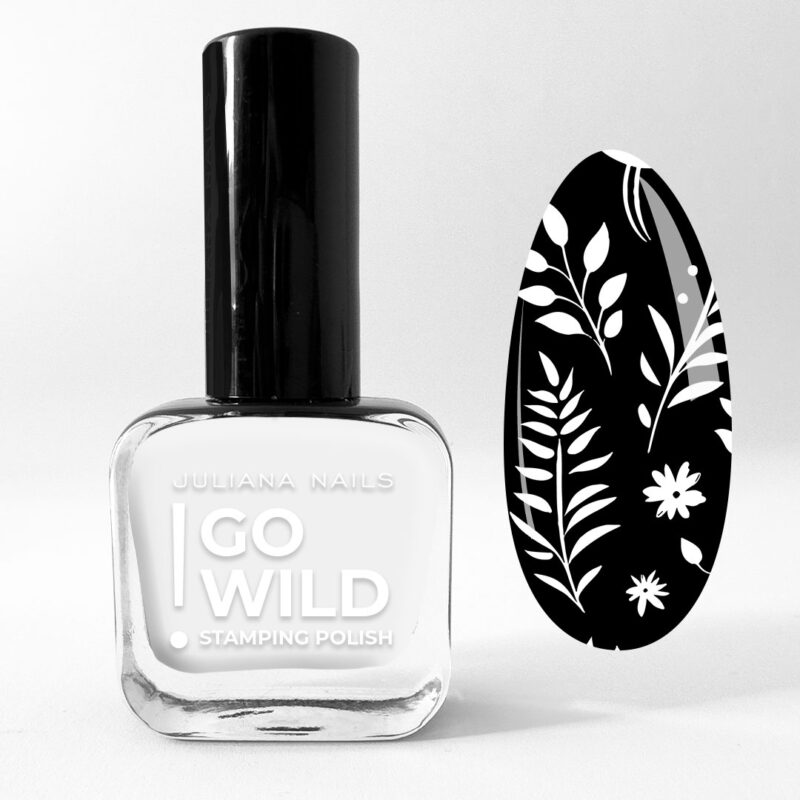 Go Wild! Lak za štambiljanje 10ml – Frosted White