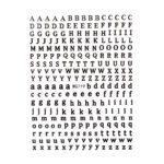 Nail Sticker - Letter Love 2