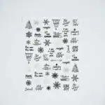 Nail Sticker - Christmas Lights 8