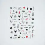 Nail Sticker - Christmas Lights 9