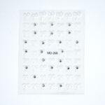 5D Nail Sticker - X-mas Bow
