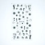 5D Nail Sticker - Snowy Wishes