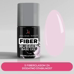 Fiber Rubber Base Gel – Milky Rose