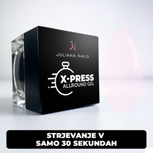 X-Press Allround Gel – 30 sek. – Clear Rose