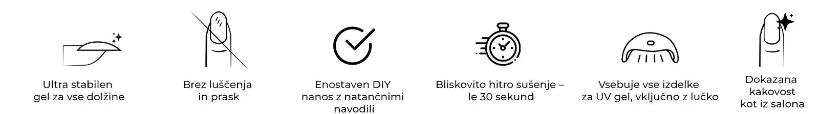 - gel set, gel za nokte - SET202