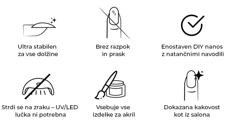 - akril set, akril za nokte - SET301