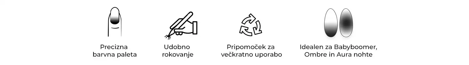 - Ombre spužvasti kist - TL100616