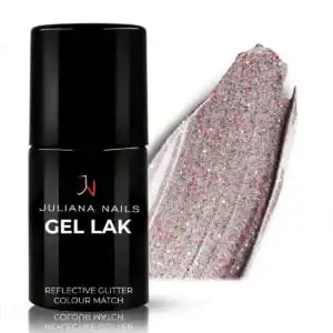 Gel Lak Reflective Glitter Colour Match 6ml