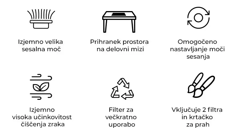 - uređaj za usisavanje, usisavanje prašine s noktiju - TL200613