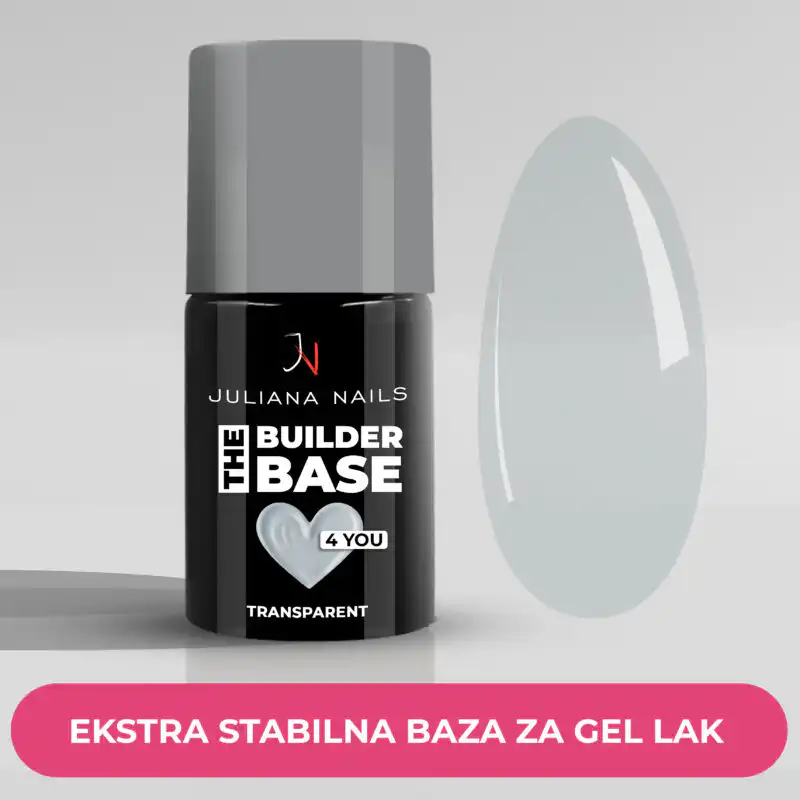 Gel Lak 4 YOU – The Builder Base – Clear GL4Y2007---GL4Y2011 - gel lak,bulder base gel,builder gel lak,hema free gel lak,vegan gel lak -
